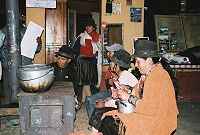 Indini Quechua v hostelu Cabaas Quilotoa