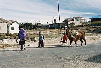 Obyvatel vesnice Quilotoa