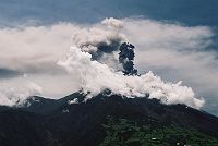 Volcn Tungurahua v akci