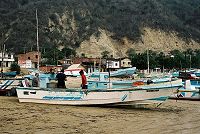 Puerto Lopéz - v přístavu