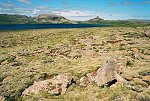 Jezero Baulrvallavatn, poloostrov Snaefellsness