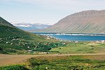Výhled na město Ísafjörður