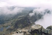 Pohled z Rysů (2499 m)