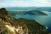 Jezero Lake Waikaremoana, Národní park Te Urevera