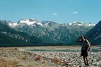 Údolí řeky Waimakariri Národní park Arthur's Pass