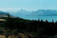 Mt. Cook a Lake Pukaki