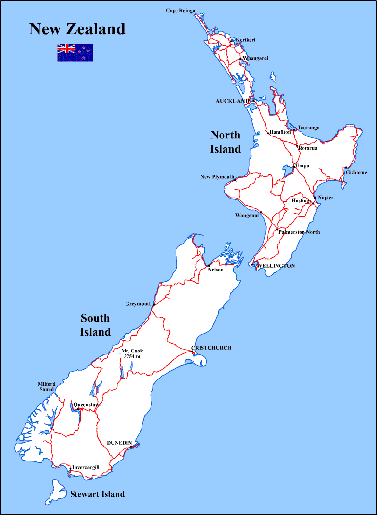 Mapa navtvench mst